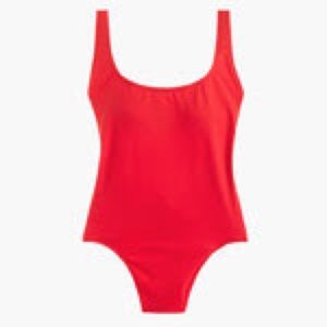 J crew red size 6 swimsuit
